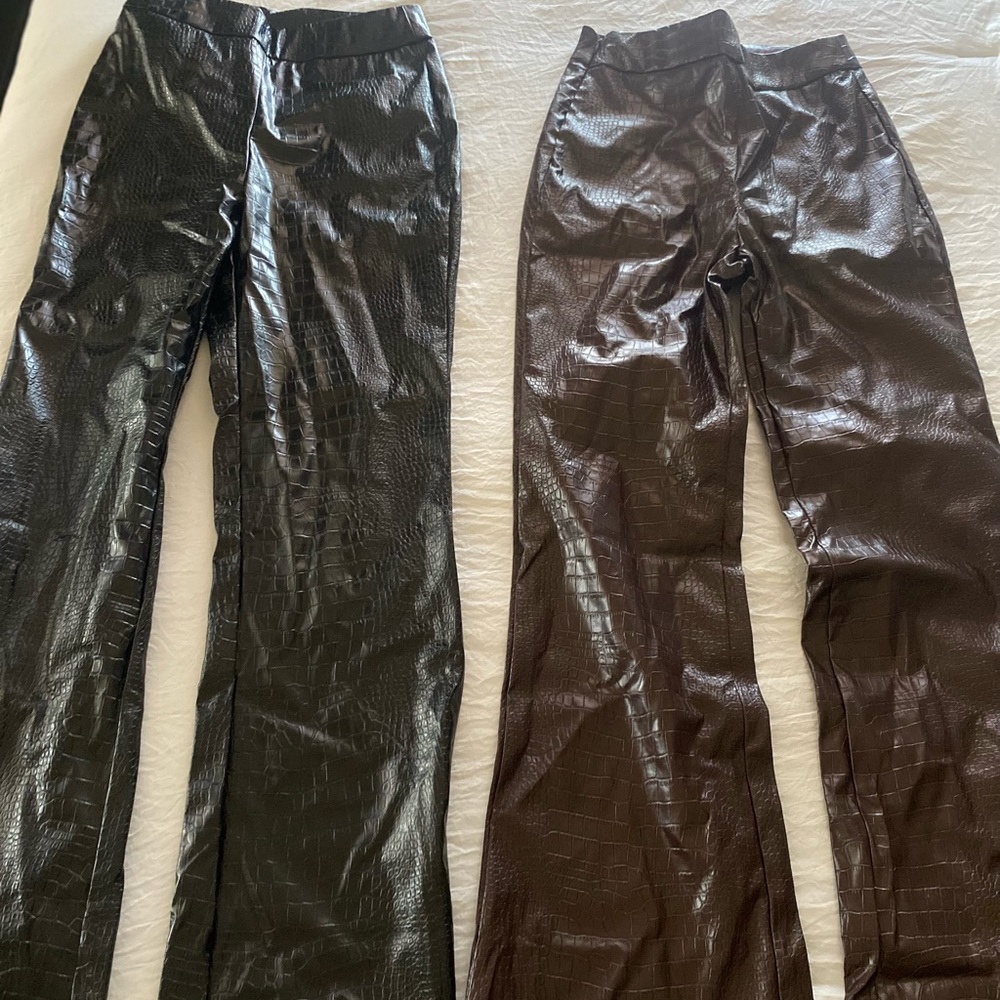 Leather pants